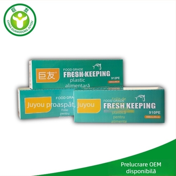 Folie alimentară din polietilenă, rolă mare, ambalare în cutie, anti-ceață, pentru bucătărie comercială