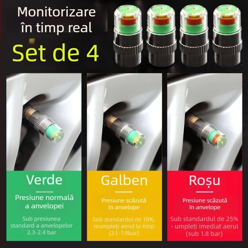 Cap de valvă pentru anvelopă auto, din cupru, filet britanic, montaj prin șurub, cavitatea nucleului obișnuit, compatibil universal