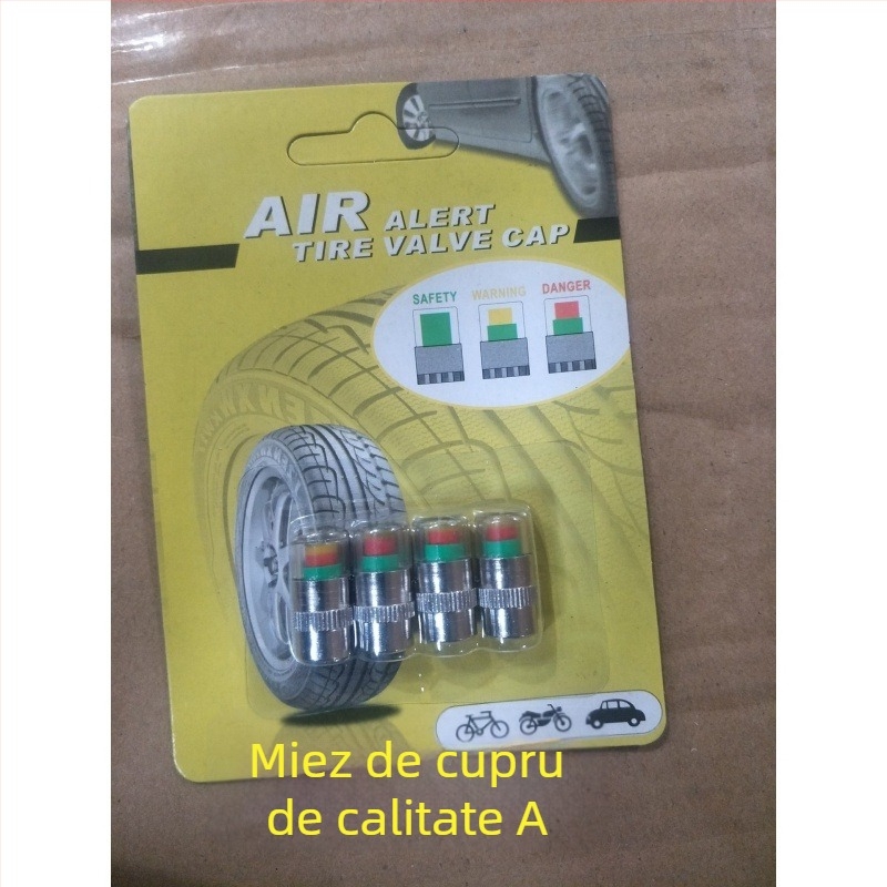 Cap de valvă pentru anvelopă auto, din cupru, filet britanic, montaj prin șurub, cavitatea nucleului obișnuit, compatibil universal