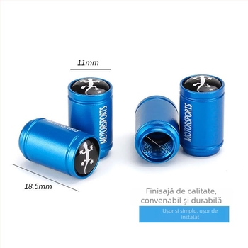 Capac de ventil tubeless, aliaj din cupru, cavitatea miez obișnuită, montare cu șurub, model Frosted valve cap