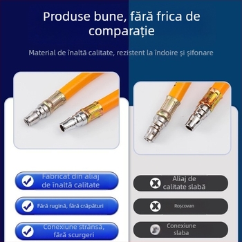 Manometru de presiune pentru pneuri auto – corp din cauciuc, montaj apăsare, con britanic