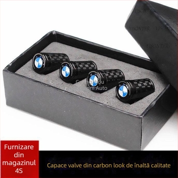 Ventil de anvelopă din aliaj de aluminiu, protecție împotriva prafului și furt, pentru modelele BMW — Brand: Car Card Bowl