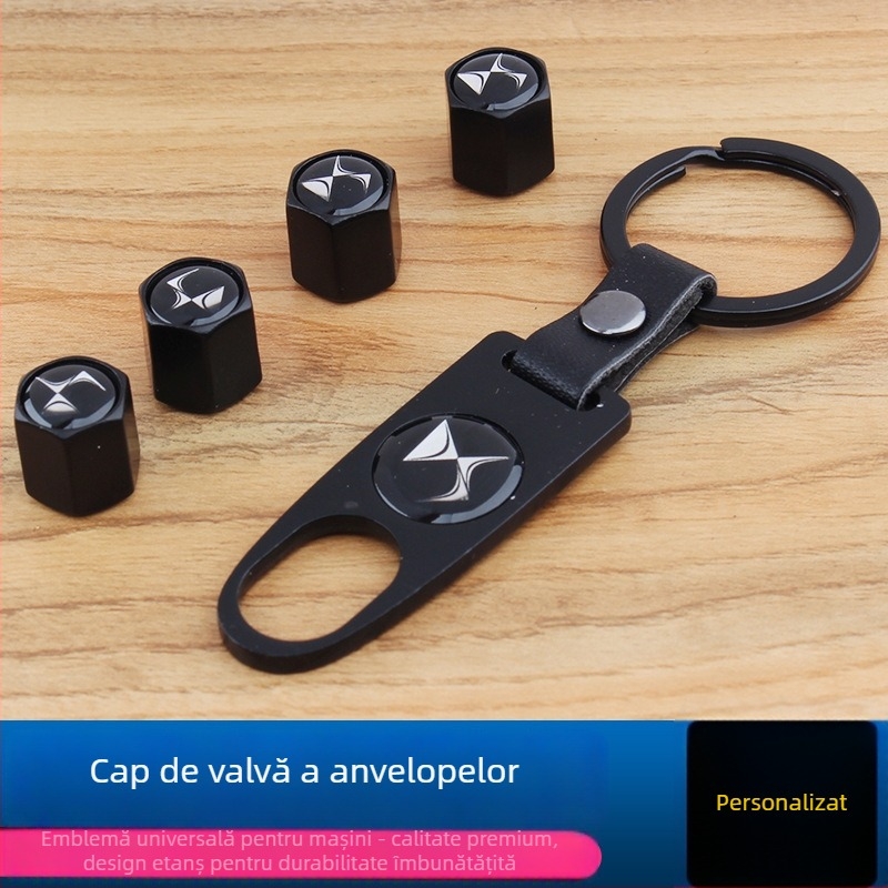 Cap de valvă universal pentru anvelope auto, din oțel inoxidabil, montaj prin răsucire, filet britanic