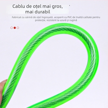 Hengshen lacăt pentru bicicletă cu cablu de oțel, lacăt cu parolă, stil modern minimalist; modelele 1580, 1610a, 1680a, 1810a, 1880a, 2010a, 2080a; destinat bicicletelor, bicicletelor de munte, motocicletelor și bicicletelor electrice