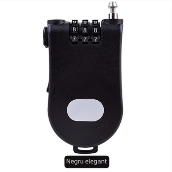 Lacăt de cablu din oțel pentru exterior – MGWS C-31, grosime tijă 2 mm, distanță 10 mm, cod numeric, materiale plastice de inginerie