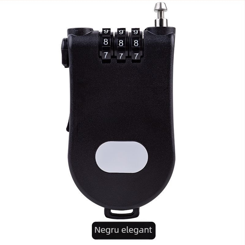 Lacăt de cablu din oțel pentru exterior – MGWS C-31, grosime tijă 2 mm, distanță 10 mm, cod numeric, materiale plastice de inginerie