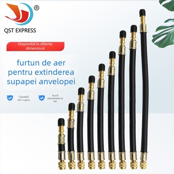 Extensie pentru valve de cauciuc pentru anvelope – țeavă de umflare și conector de valve, QST EXPRESS, pentru Oceania