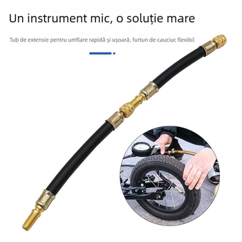 Extensie pentru valve de cauciuc pentru anvelope – țeavă de umflare și conector de valve, QST EXPRESS, pentru Oceania