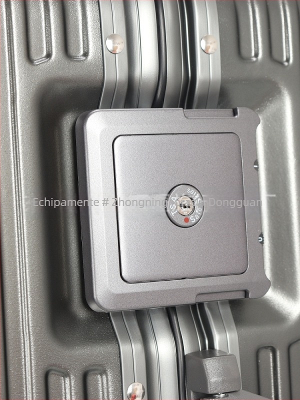 Valiză de călătorie cu cadru din aluminiu, PC, lacăt TSA cu cod, roți universale, greutate 3,5 kg