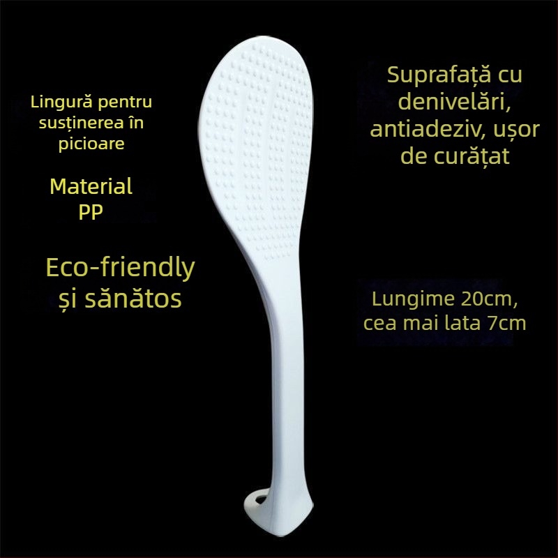 Spatulă de gătit, antiaderentă, design vertical, ABS de calitate alimentară, compatibilă cu rice cooker-ul Supor