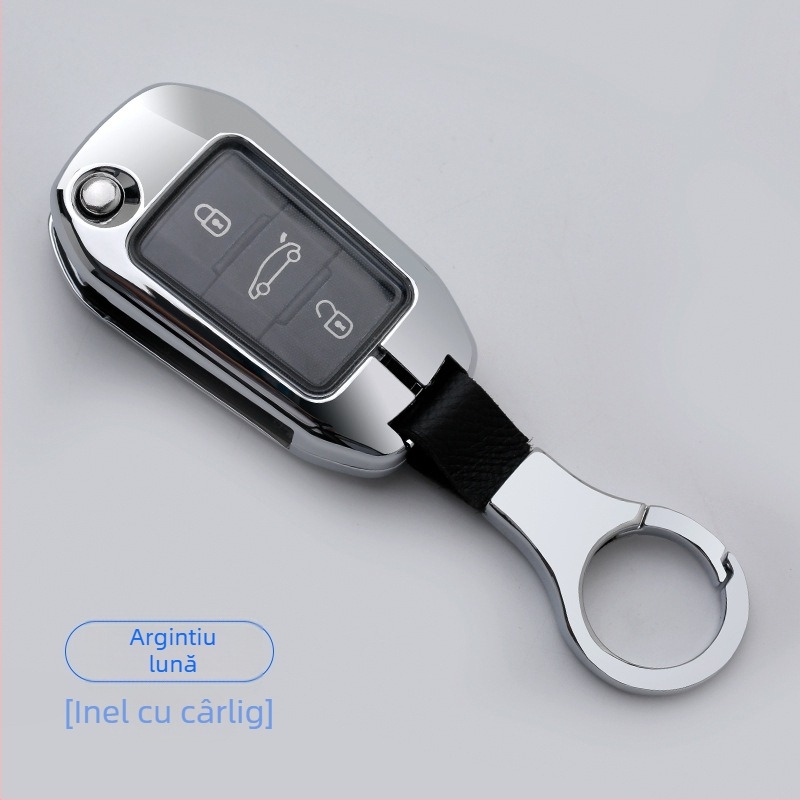 Carcasă pentru cheia auto compatibilă cu Dongfeng Citroën C4L, Tianyi, C5 Elysee, C6 și C3-XR