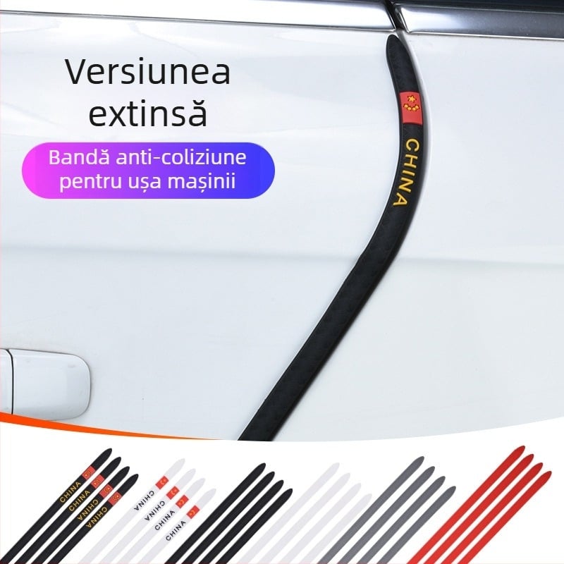 Bandă de protecție a ușii anti-coliziune, latex, model extins, aplicație universală
