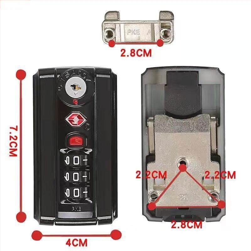 Blocare cu parolă pentru bagaj, carcasă ABS — Vara 2024, Nr. produsului 1001589097, Accesorii bagaje