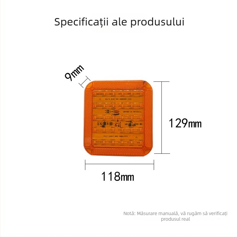 Lumina LED de spate pentru camioane și remorci, etanșă la apă, 12/24V, 240 lm, model Jy-2050