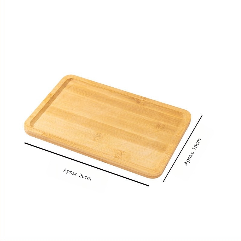 Tavă de lemn în stil japonez, dreptunghiulară, minimalist modern, culoare solidă, din material Nanzhu, compatibilă cu cuptorul cu microunde