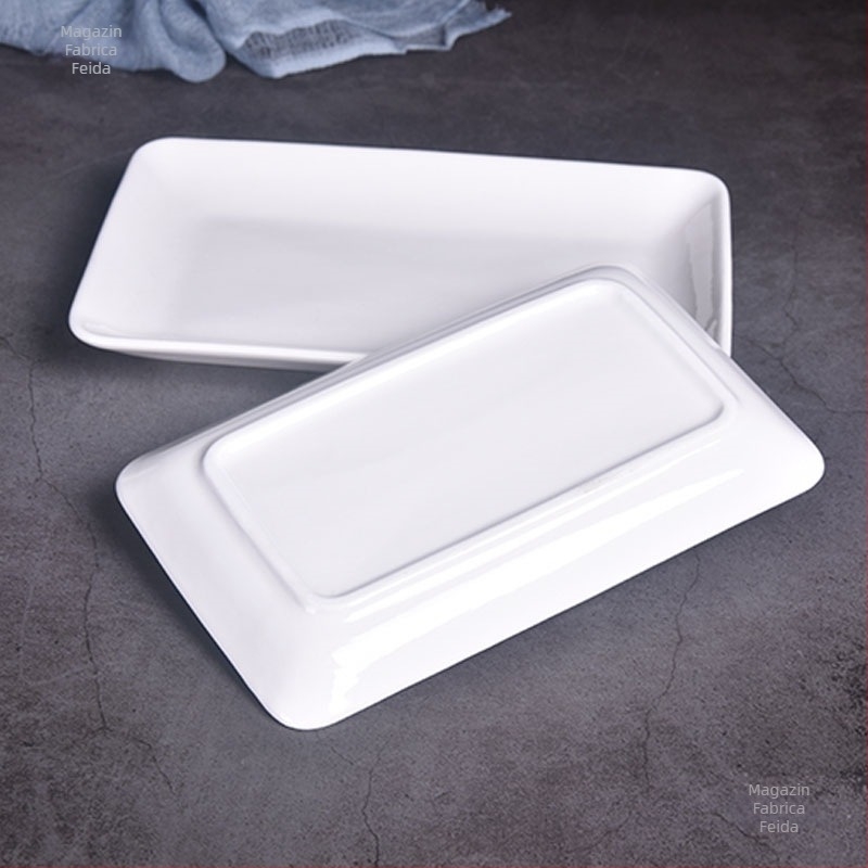 Farfurie dreptunghiulară - Feida, Material: floare de mătase, Model: 69850, Stil: Simplu