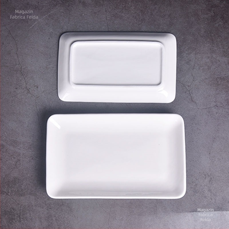 Farfurie dreptunghiulară - Feida, Material: floare de mătase, Model: 69850, Stil: Simplu