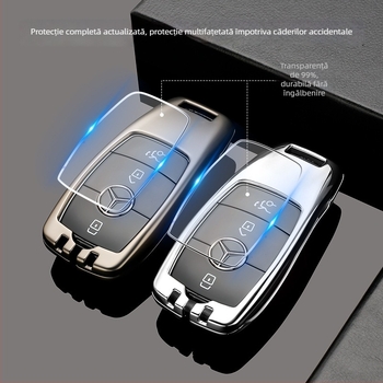 Carcasă pentru cheie Mercedes-Benz GLC – aliaj de zinc, stil retro, personalizare disponibilă