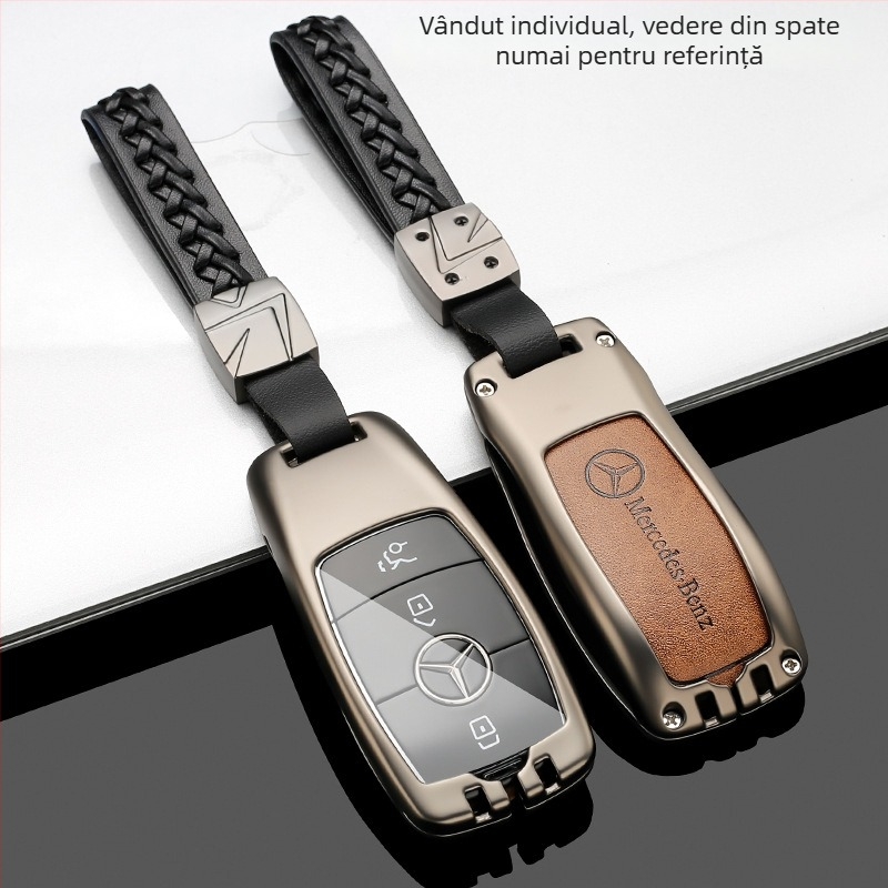 Carcasă pentru cheie Mercedes-Benz GLC – aliaj de zinc, stil retro, personalizare disponibilă
