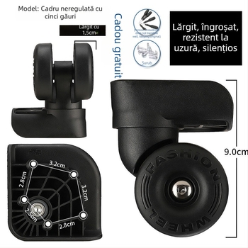 Înlocuire roată bagaj – accesorii universale pentru roți, PVC, Primăvara 2025