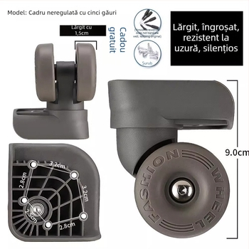 Înlocuire roată bagaj – accesorii universale pentru roți, PVC, Primăvara 2025