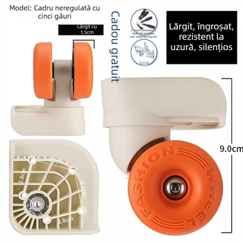 Înlocuire roată bagaj – accesorii universale pentru roți, PVC, Primăvara 2025