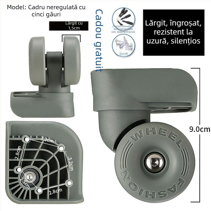 Înlocuire roată bagaj – accesorii universale pentru roți, PVC, Primăvara 2025