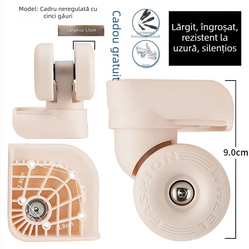 Înlocuire roată bagaj – accesorii universale pentru roți, PVC, Primăvara 2025