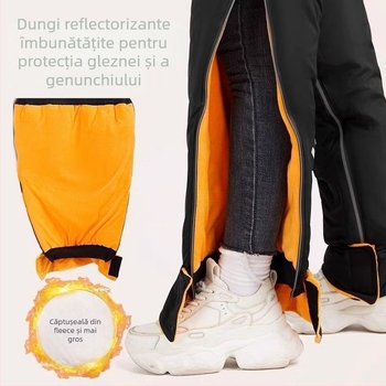 Protecții pentru genunchi pentru motocicletă electrică, rezistente la vânt, căptușite cu fleece, protecție groasă împotriva frigului; Articol 202587, Brand Other, În stoc, Pentru adulți, Primăvara 2025