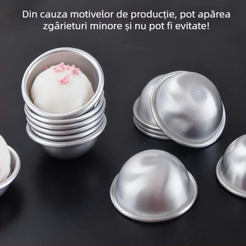 Formă semicerc din aliaj de aluminiu pentru prăjituri, budincă și jeleuri – tavă de copt introdusă în 2024
