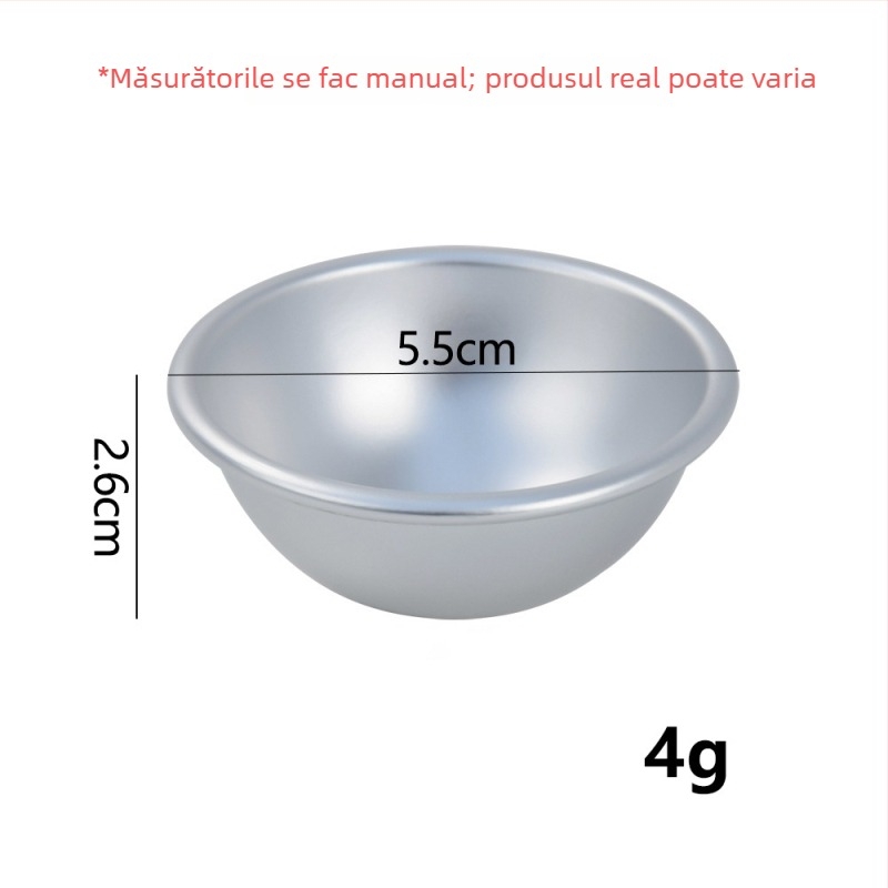 Formă semicerc din aliaj de aluminiu pentru prăjituri, budincă și jeleuri – tavă de copt introdusă în 2024