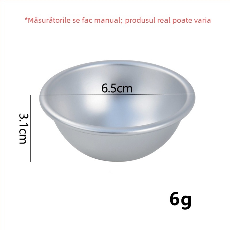 Formă semicerc din aliaj de aluminiu pentru prăjituri, budincă și jeleuri – tavă de copt introdusă în 2024