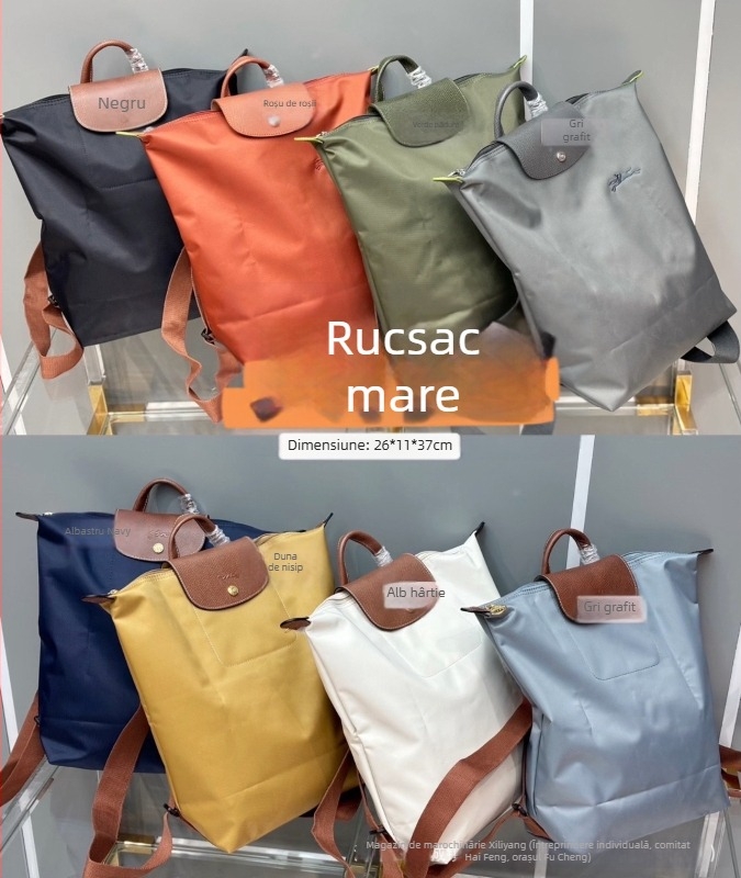 Rucsac din nylon impermeabil, capacitate 36–55 L, compatibil cu laptop de 15 inci