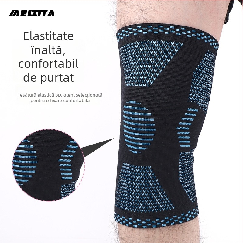 Meita genunchieră pentru baschet – protecție din nylon a genunchiului, universală, potrivită pentru alergare, ciclism, dans, tenis de masă și alte sporturi cu mingea