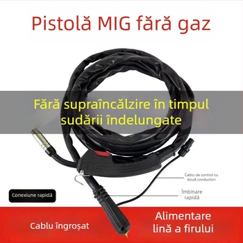 Pistol de sudură fără gaz, manual, model 14AK, conectare rapidă, sudură cu fir flux-core
