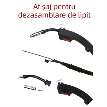 Pistol de sudură fără gaz, manual, model 14AK, conectare rapidă, sudură cu fir flux-core
