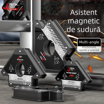 Suport auxiliar de sudură cu locator magnetic puternic și prinderi magnetice pentru unghi drept și unghiuri multiple