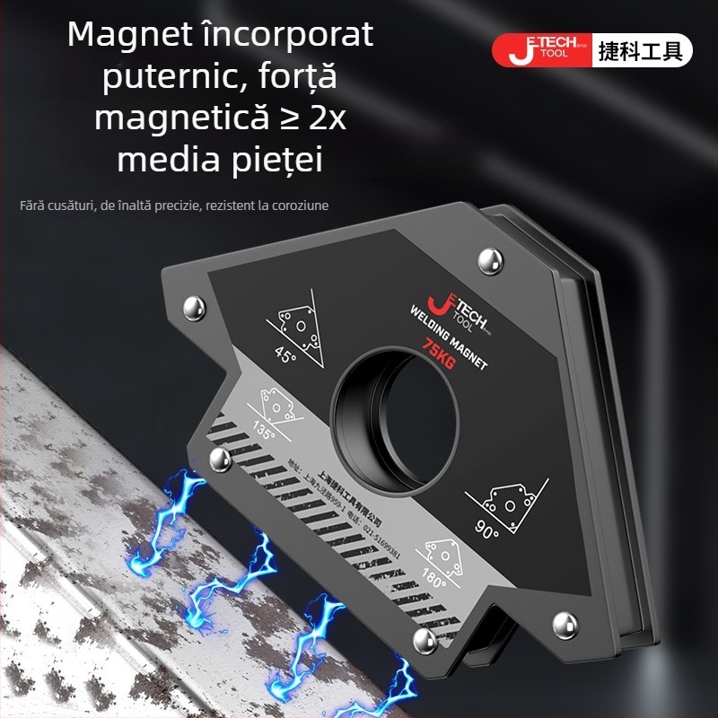 Suport auxiliar de sudură cu locator magnetic puternic și prinderi magnetice pentru unghi drept și unghiuri multiple