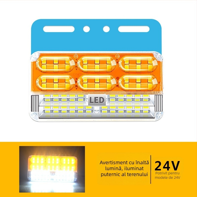 Lanterne laterale pentru camion cu trei rânduri - impermeabile, 24V, 16W, ABS plastic