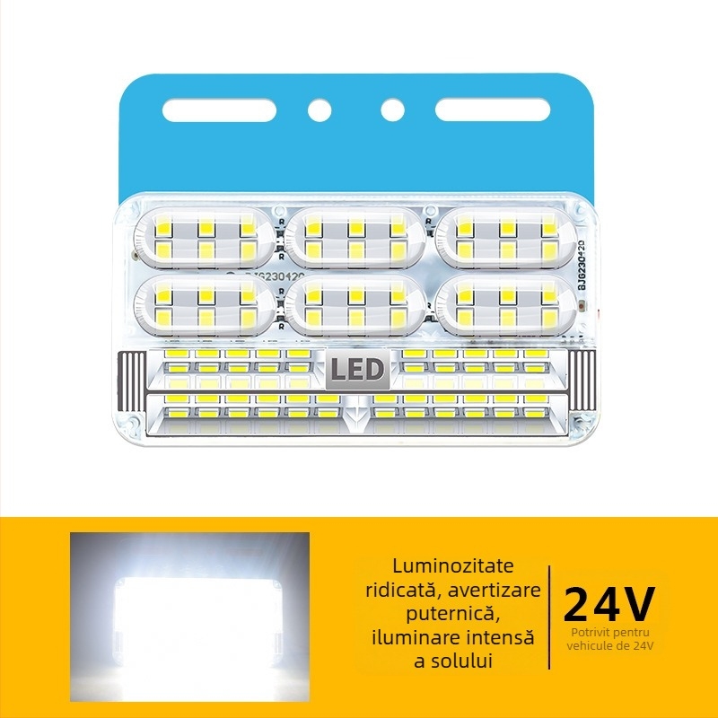 Lanterne laterale pentru camion cu trei rânduri - impermeabile, 24V, 16W, ABS plastic