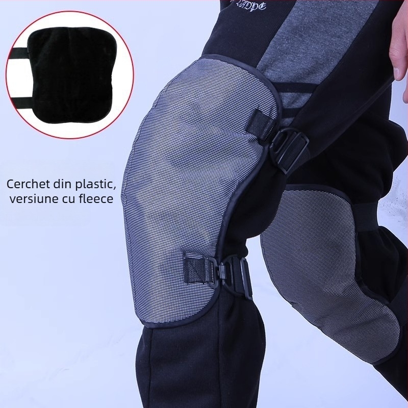 Protecții pentru genunchi de iarnă pentru biciclete electrice, motociclete și scutere electrice, încălzite și rezistente la vânt, protecții exterioare pentru picioare pentru ciclism, stil feminin (Brand: Fubao; Adulți; Primăvara 2025)