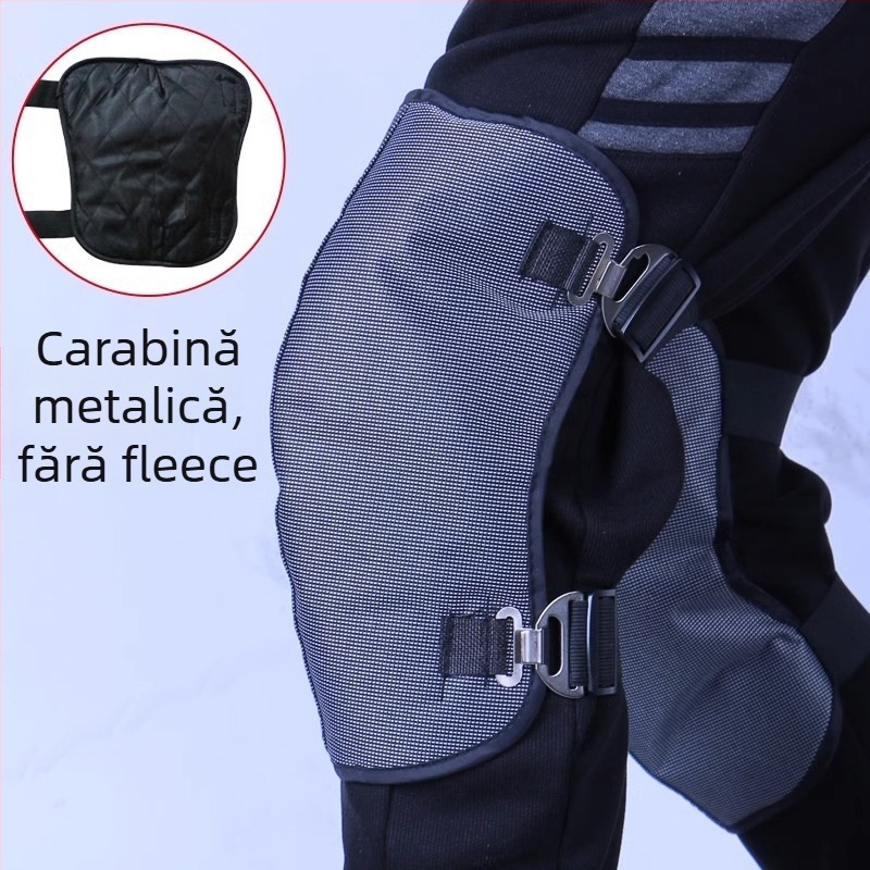 Protecții pentru genunchi de iarnă pentru biciclete electrice, motociclete și scutere electrice, încălzite și rezistente la vânt, protecții exterioare pentru picioare pentru ciclism, stil feminin (Brand: Fubao; Adulți; Primăvara 2025)