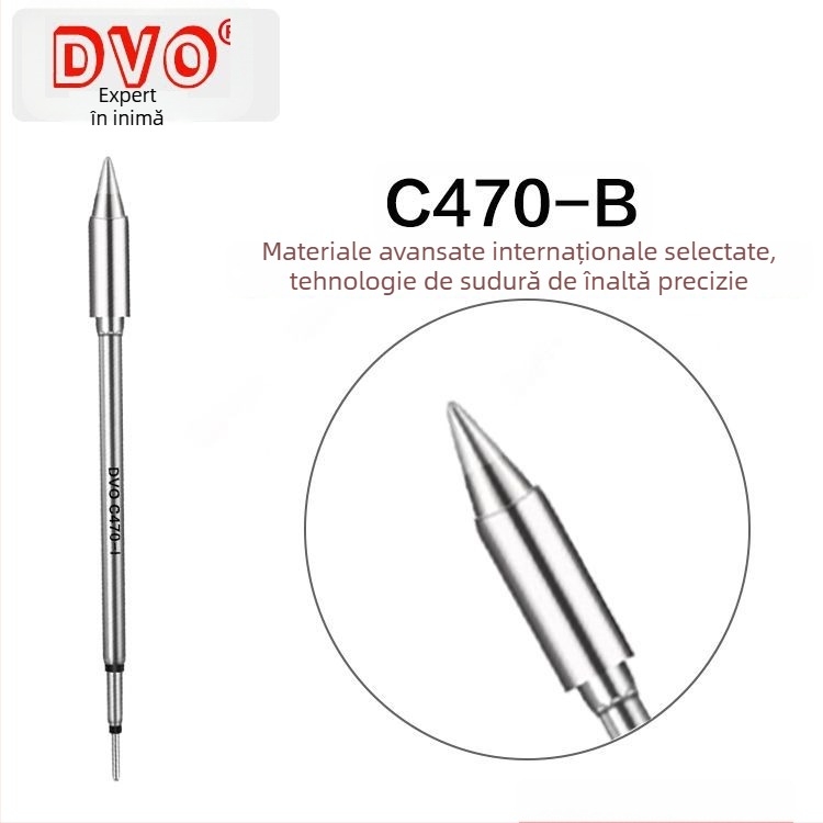 DVO C470 Cap de lipire, vârf înclinat, seria C470