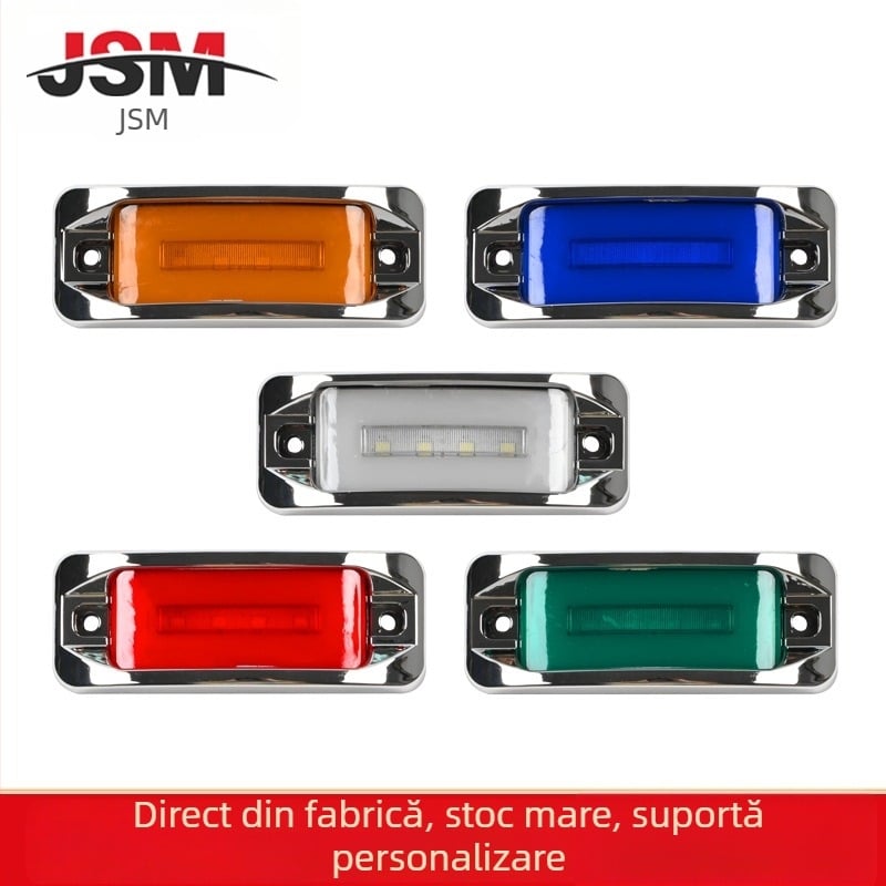 Lumină laterală LED pentru camion - 12–24V, 16 LED, iluminare tip edge light, IP65, durată de viață 50.000 ore