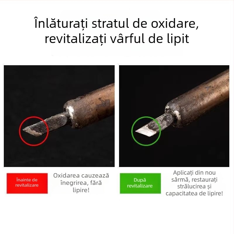 Pastă de reparare a vârfului de lipit – curățare de recondiționare pentru îndepărtarea oxidării, marca Chenzhou Island