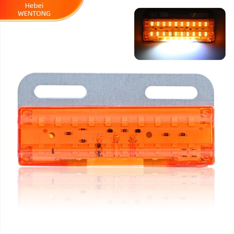 Lumină LED laterală pentru vanuri, model LED ground side light, construcție din fier, 12–24V