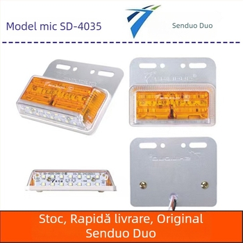 Sd-4035 LED faruri laterale pentru camioane – 8W, 24V, Plastic, Compatibil universal