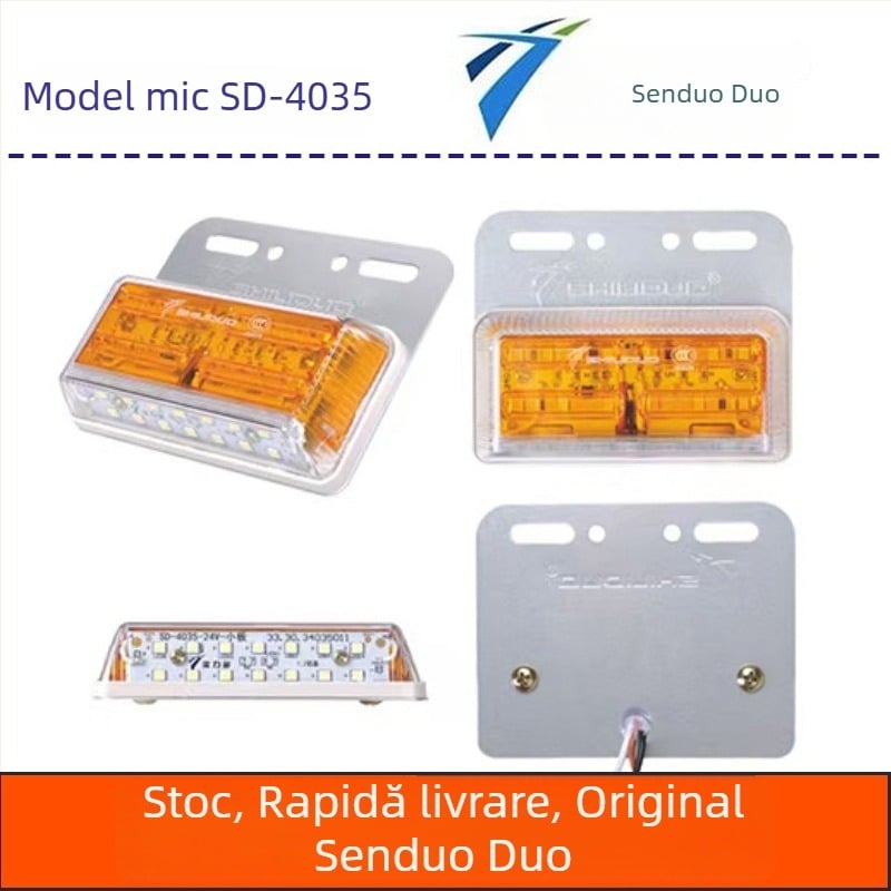 Sd-4035 LED faruri laterale pentru camioane – 8W, 24V, Plastic, Compatibil universal