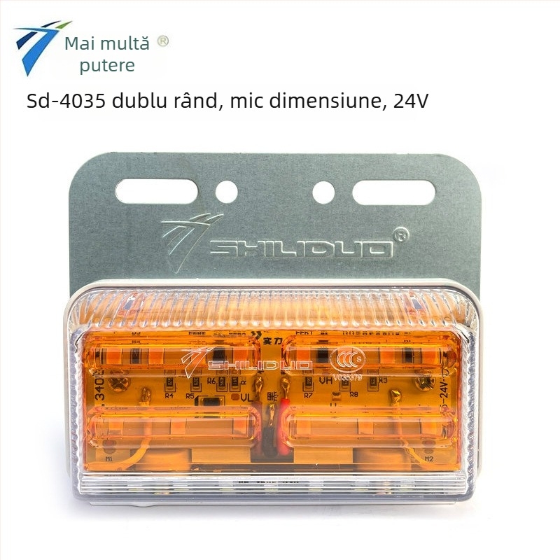 Sd-4035 LED faruri laterale pentru camioane – 8W, 24V, Plastic, Compatibil universal