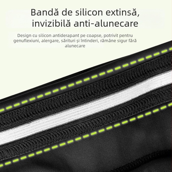 Genunchiere pentru protecție la fotbal, baschet și alergare — material principal: Spandex; material: Poliester; parte protectoare: genunchiul; sporturi aplicabile: fotbal, baschet, alergare